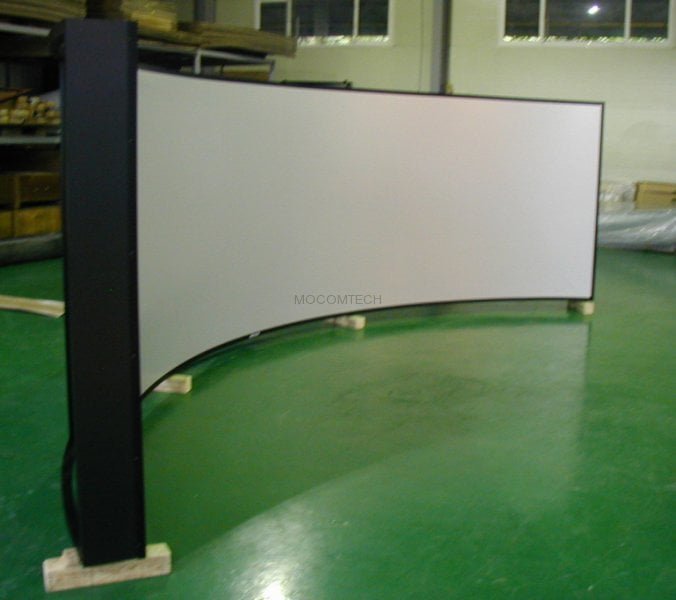 curved-projection-screen-simulation-by-mocom projection screen high gain, mocom solstice screen