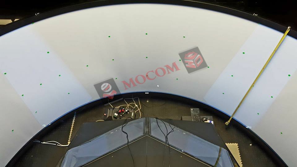 south-africa-curved-screen projection screen high gain, mocom solstice screen